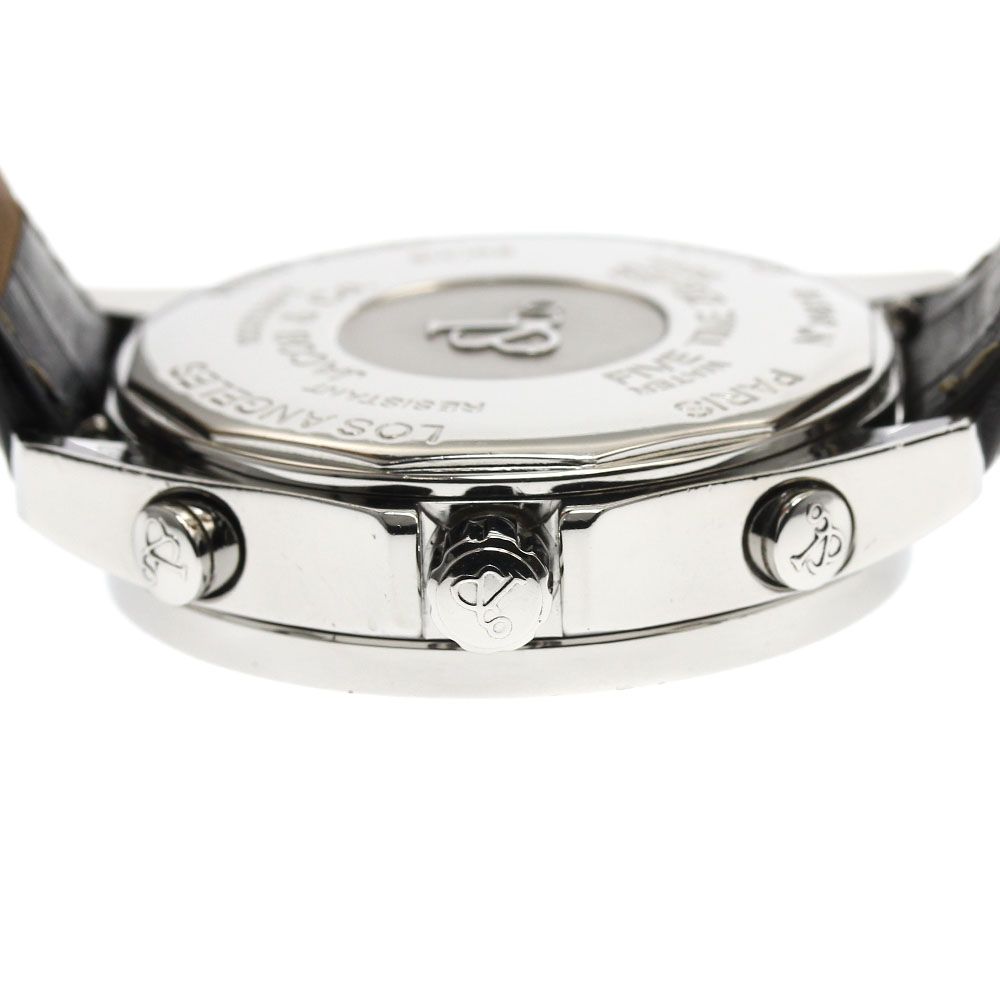 ジェイコブ JACOB&Co. 5タイムゾーン ダイヤベゼル 腕時計 クォーツ JACOB&CO ベルト訳あり内箱付き【JACOB&CO】ジェイコブ 5タイム