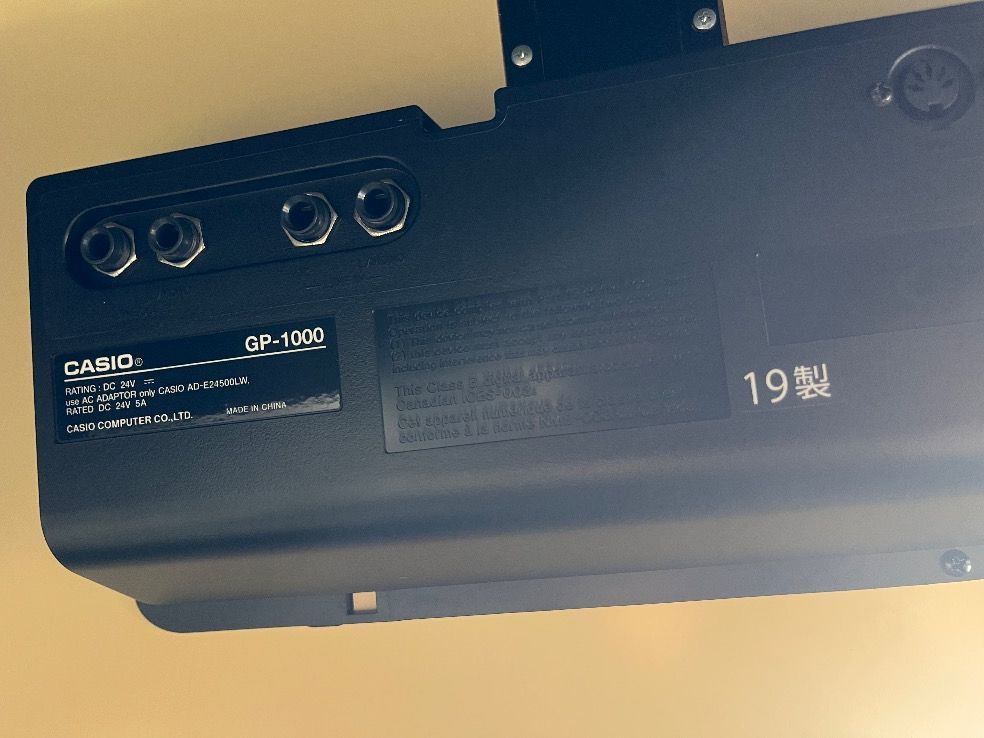 ★77958【電子ピアノ】CASIO　GP1000　19年製 ☆77958【電子ピアノ】CASIO GP1000 19年製 - メルカリ