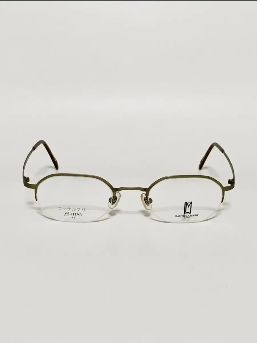 デッドストック MAXIME LABEYRIE ベータ チタン メガネフレーム 73 WWW_NOITHATQUANGTHANH_NET