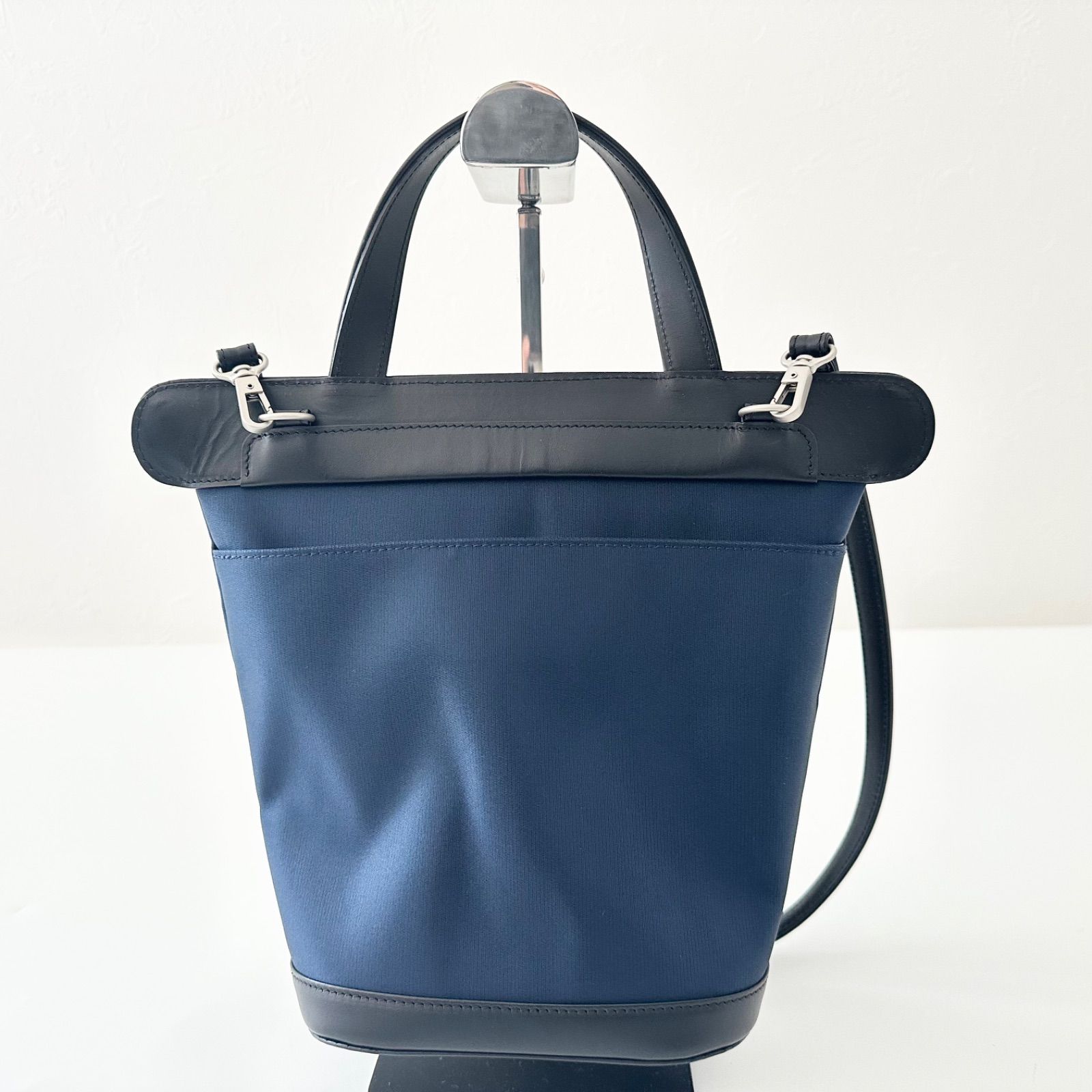 HIROKO HAYASHI ISOLETTA ヒロコハヤシ バッグ ディープネイビー 美品 