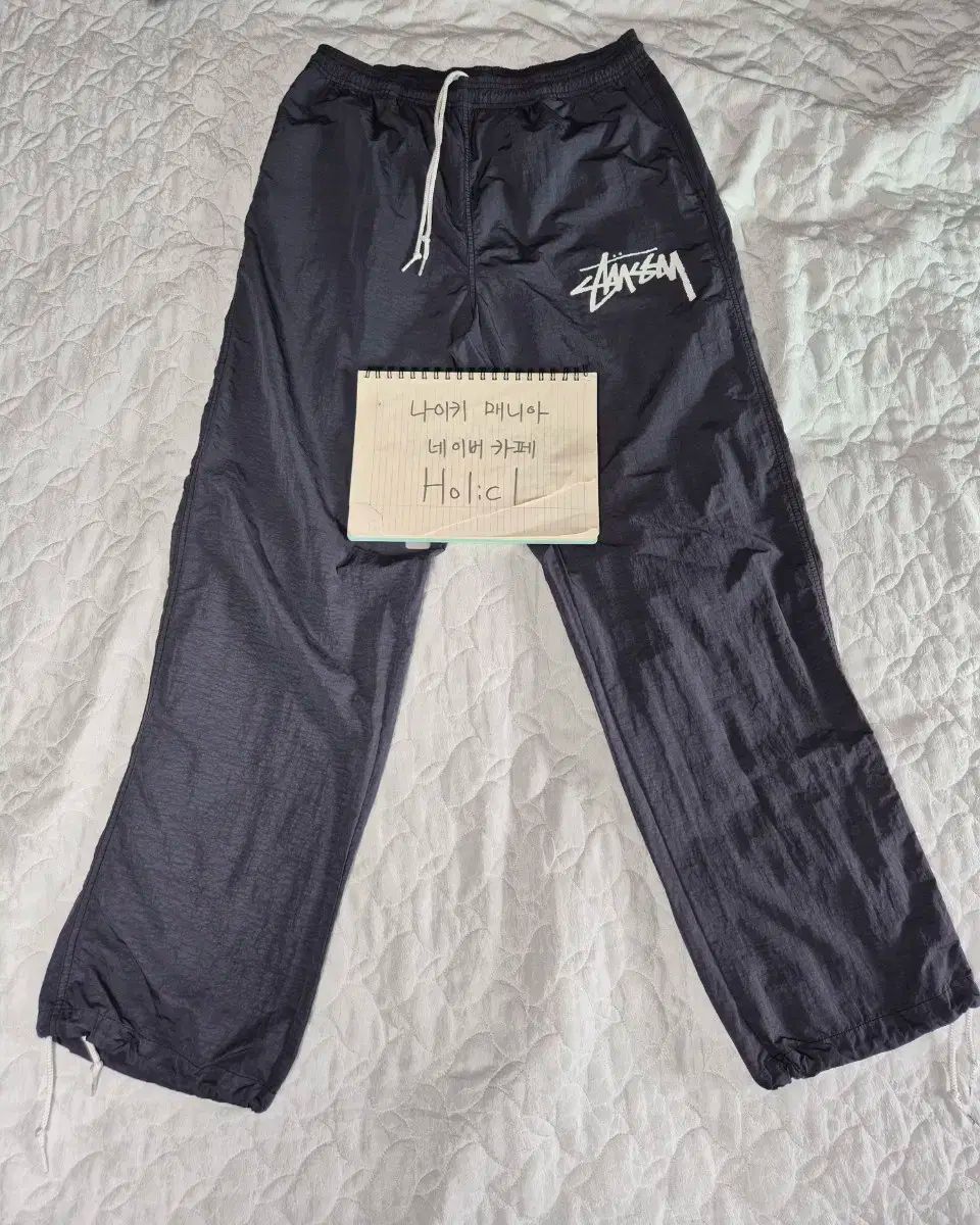 ナイキ STUSSY ビーチパンツ M オフノワール