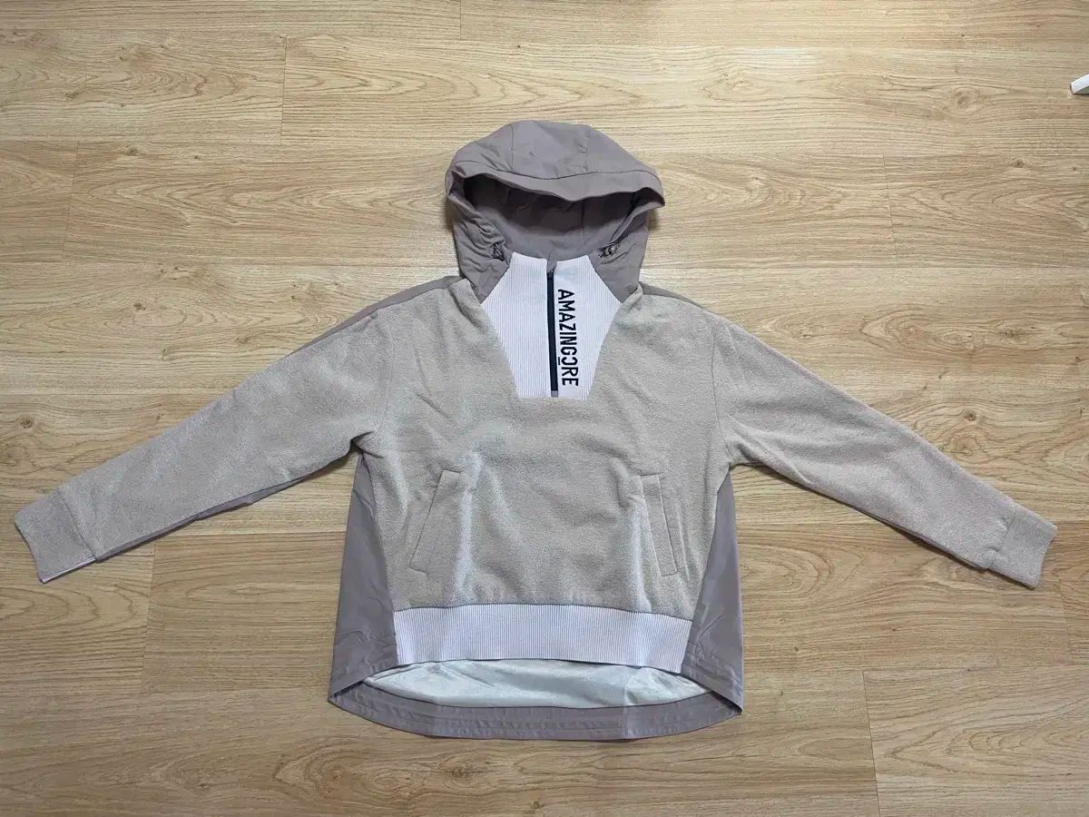 AMAZINGCRE 방품 ジップアップ Anorak レディース M サイズ ベージュ