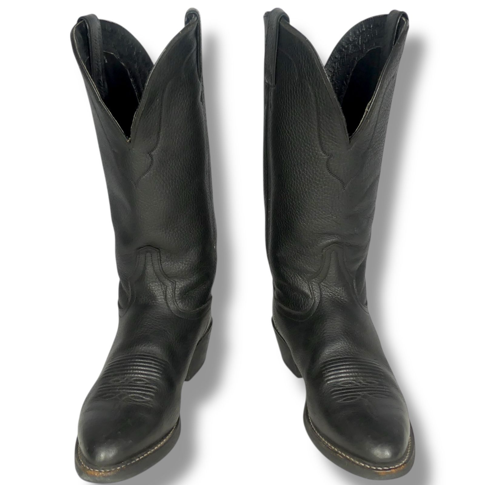 Tony Lama トニーラマ ウエスタンブーツ 25.5 黒 ブラック ウエスタンブーツサイズ25.5 cm一覧 SEULB屋着古 X 8078