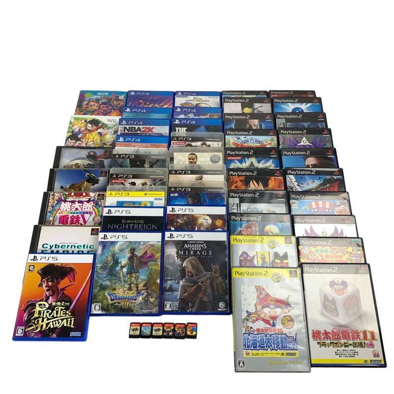 品 PlayStation Nintendo Switch Wii プレステ スイッチ ウィー ソフト 51本 まとめ 023-251027-mh-22-fuz