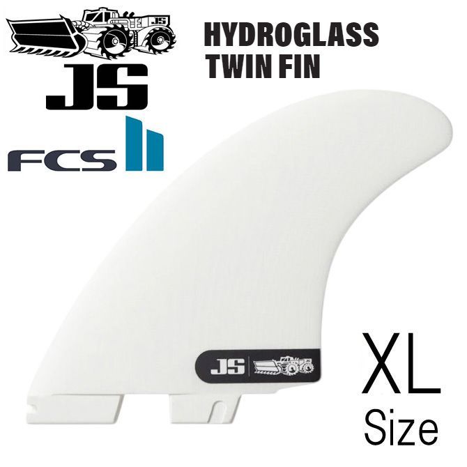 JS FCS2タイプ ハイドログラス ツイン モデル 2フィン ツインフィン JS
