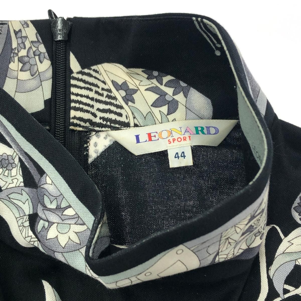 LEONARD＊ハイネック 長袖 トップス＊レオナールスポーツ＊LL LEONARD