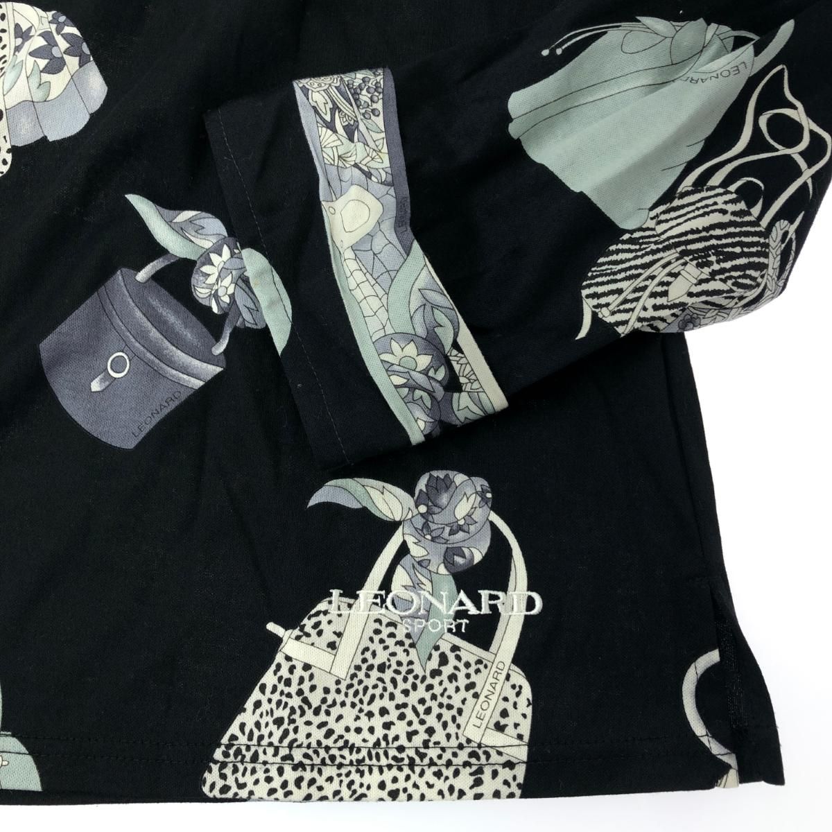 LEONARD SPORT レオナールスポーツ 長袖ハイネックカットソー 大きい