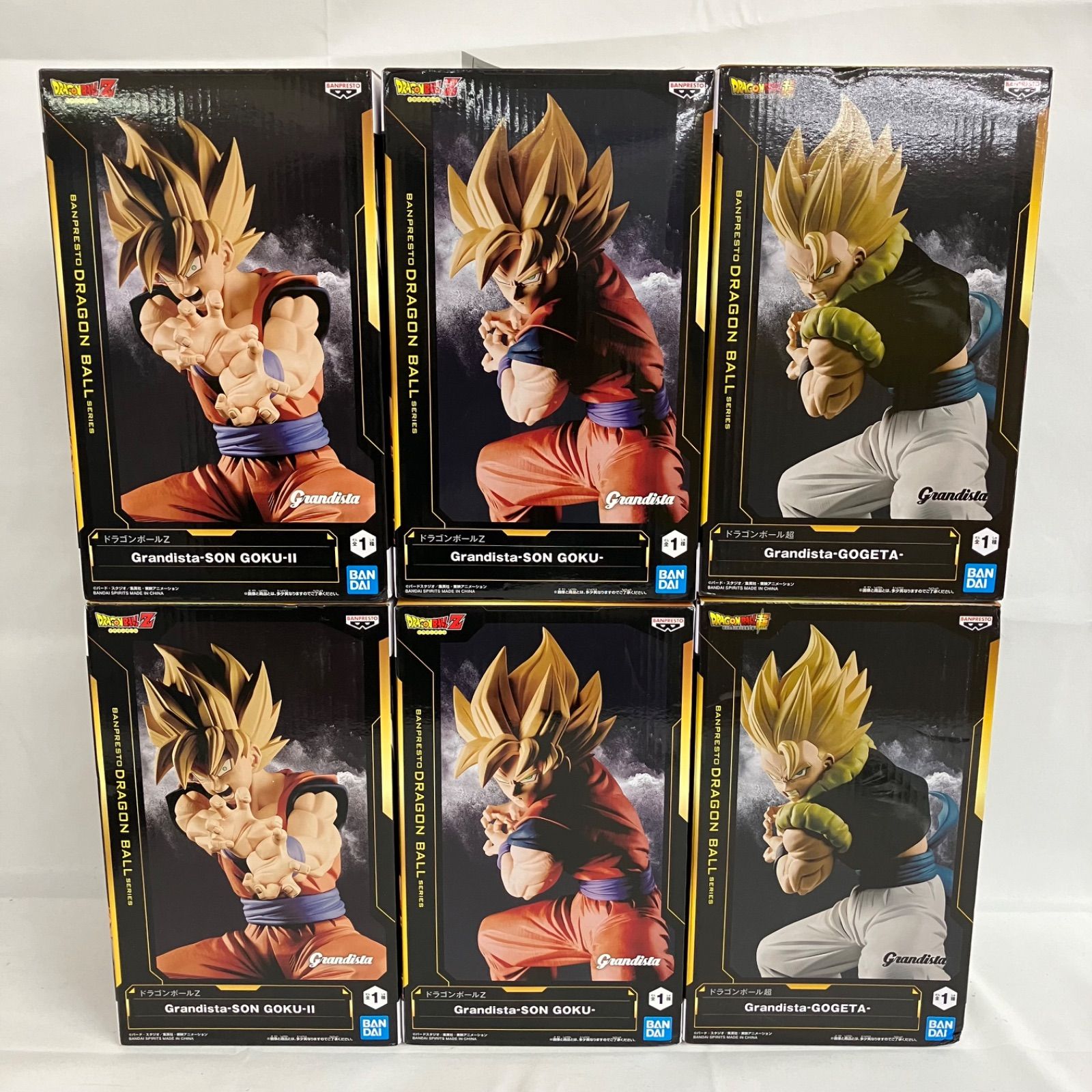 新品 ナムコ限定 ドラゴンボール 【未開封品】ナムコ限定ドラゴンボール超 最強融合戦士 ゴジータ ‐ ナムコ限定　ゴジータ3種セット