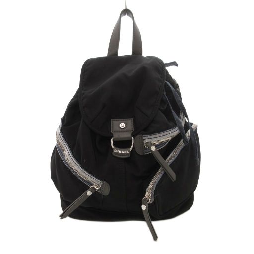 ディーゼル DIESEL リュックサック デイパック ナイロン 黒 ブラック UO