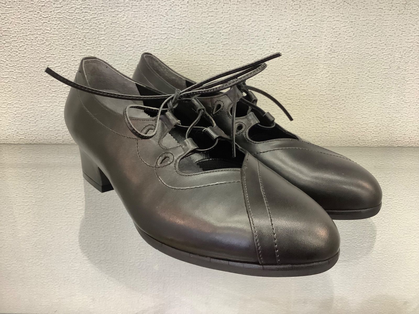 レディースコンフォートパンプスケンプランター4114ブラック22.5cm