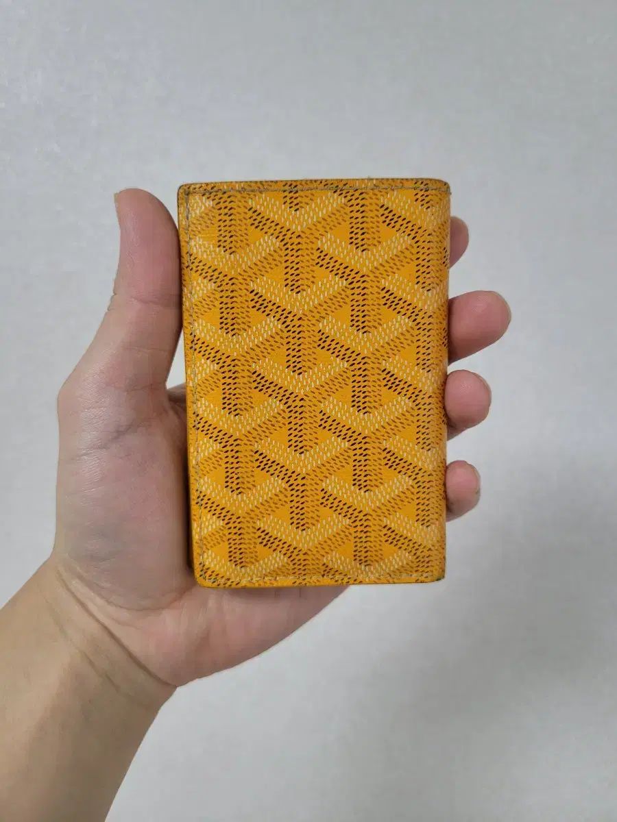 Masion Goyard サン ピエール イェロー カードウォレット