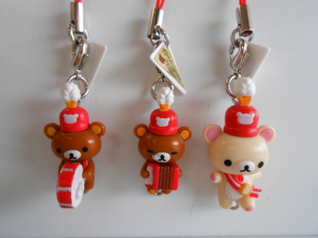 ♯Jum26AZ リラックマ 10th 連結 フィギュア ストラップ 6種