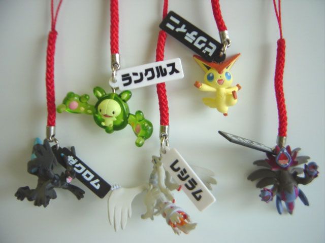 ♯Huc26GZ ポケモン 根付 マスコット 2011年 劇場版 9種