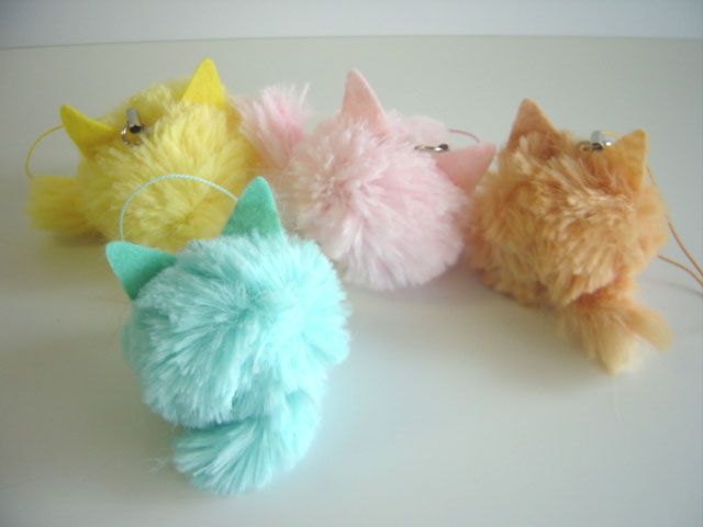 ♯Gvi19Aj 香る まるっとほわほわにゃんこ マスコット4 全8種