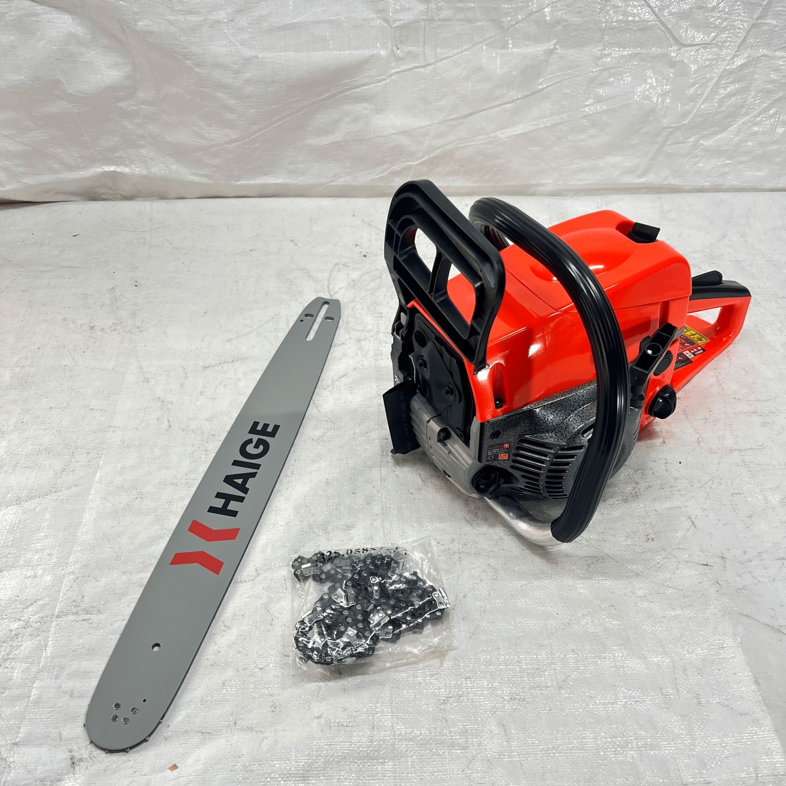 チェーンソー 20インチ 50cm エンジン式 52cc 2サイクル 3馬力 倒木 枝落とし 玉切り HG-F5200 603