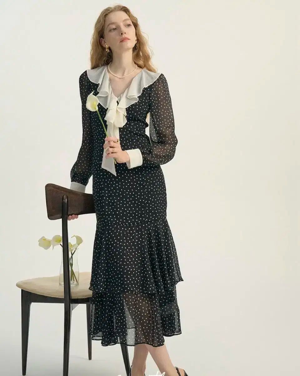 美しいフォルム 体型カバー ロングイブニングドレス♩.• 美しい