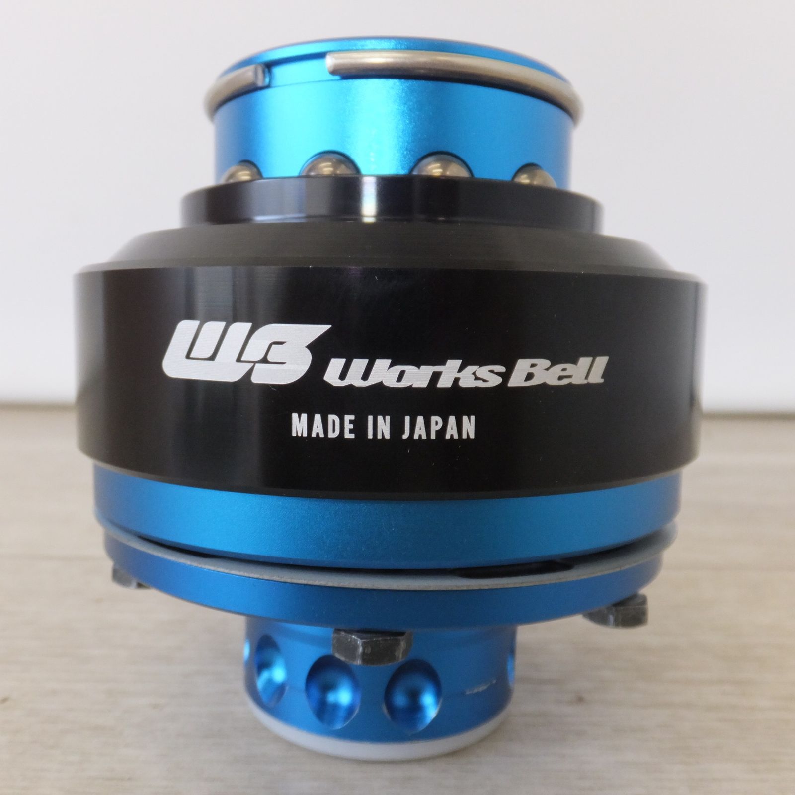 Greddy ワークスベル Works Bell ステアリング脱着システム RAPFIXII ブルー×ブラック 汎用品