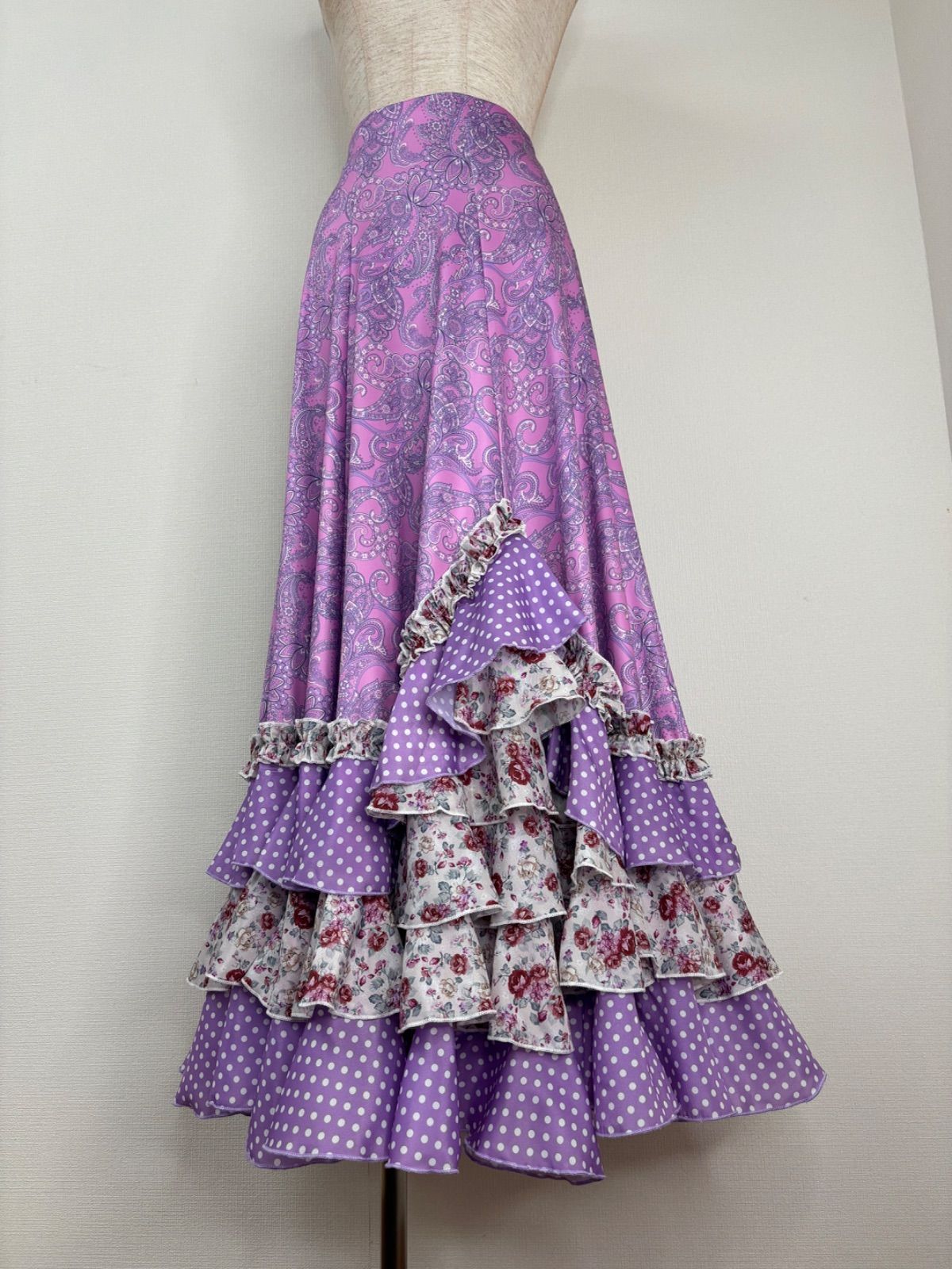 ピンク×パープル 社交ダンス