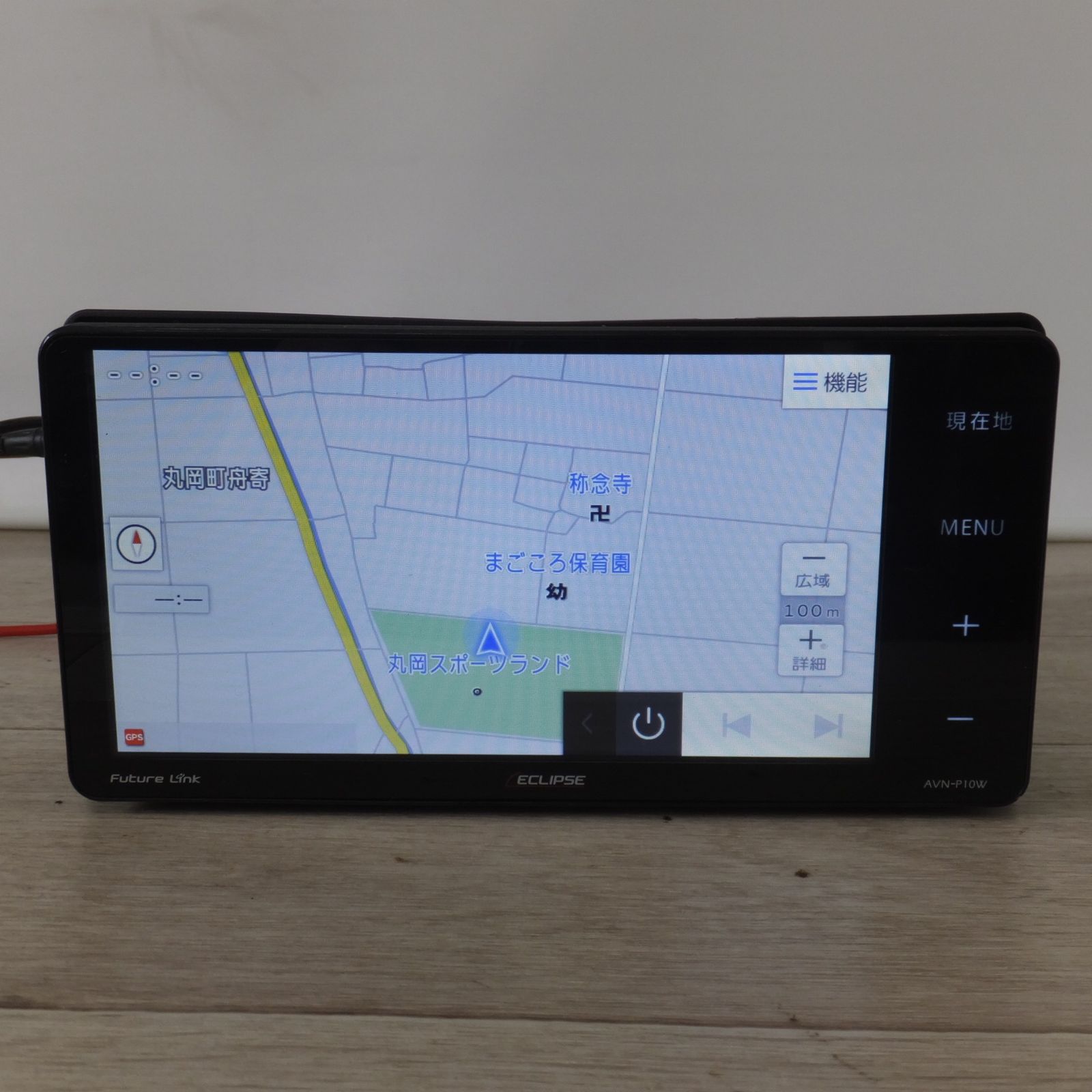 送料無料 現状品 デンソーテン イクリプス ECLIPSE メモリーナビゲーション内蔵 AVシステム AVN-P10W 26