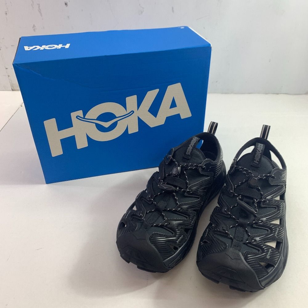 04w5099▽ HOKA ホカ ホパラ HOPARA BLACK CASTLEROCK 1123112-BCSTL サンダル ホカ オネオネ ユニセックス 27ｃｍ 八王子店