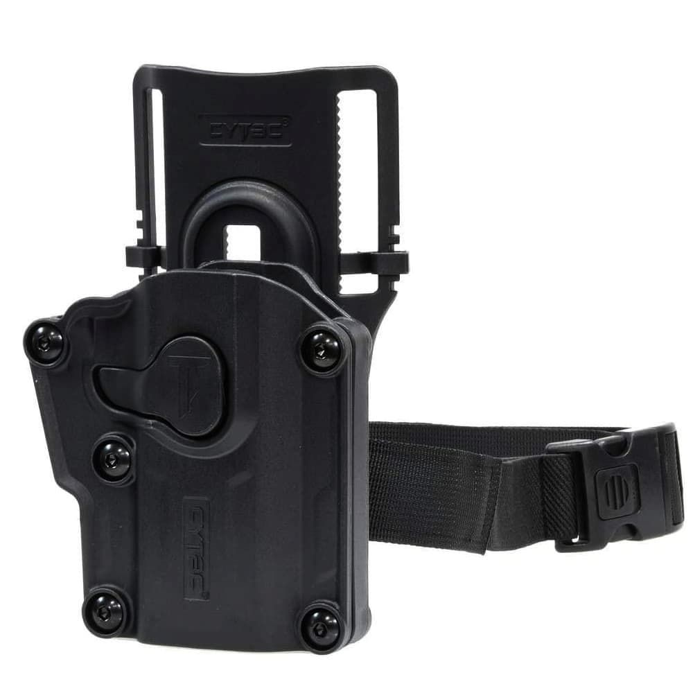 CYTAC メガフィットホルスター 右手用 ローライドベルトループ 樹脂製 CY-UHFSP 5 フラットダークアース