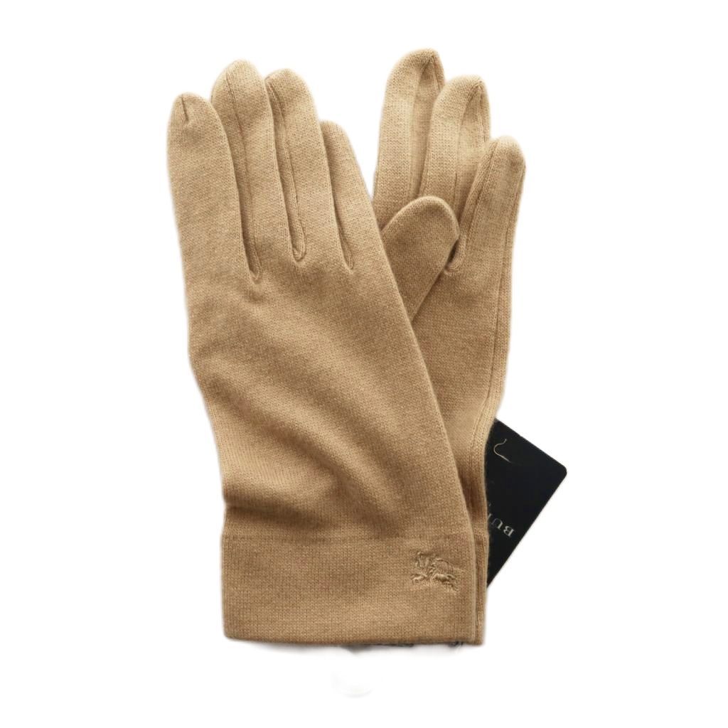 バーバリー ロンドン BURBERRY LONDON グローブ 手袋 カシミヤ ベージュ |SS OS GY14