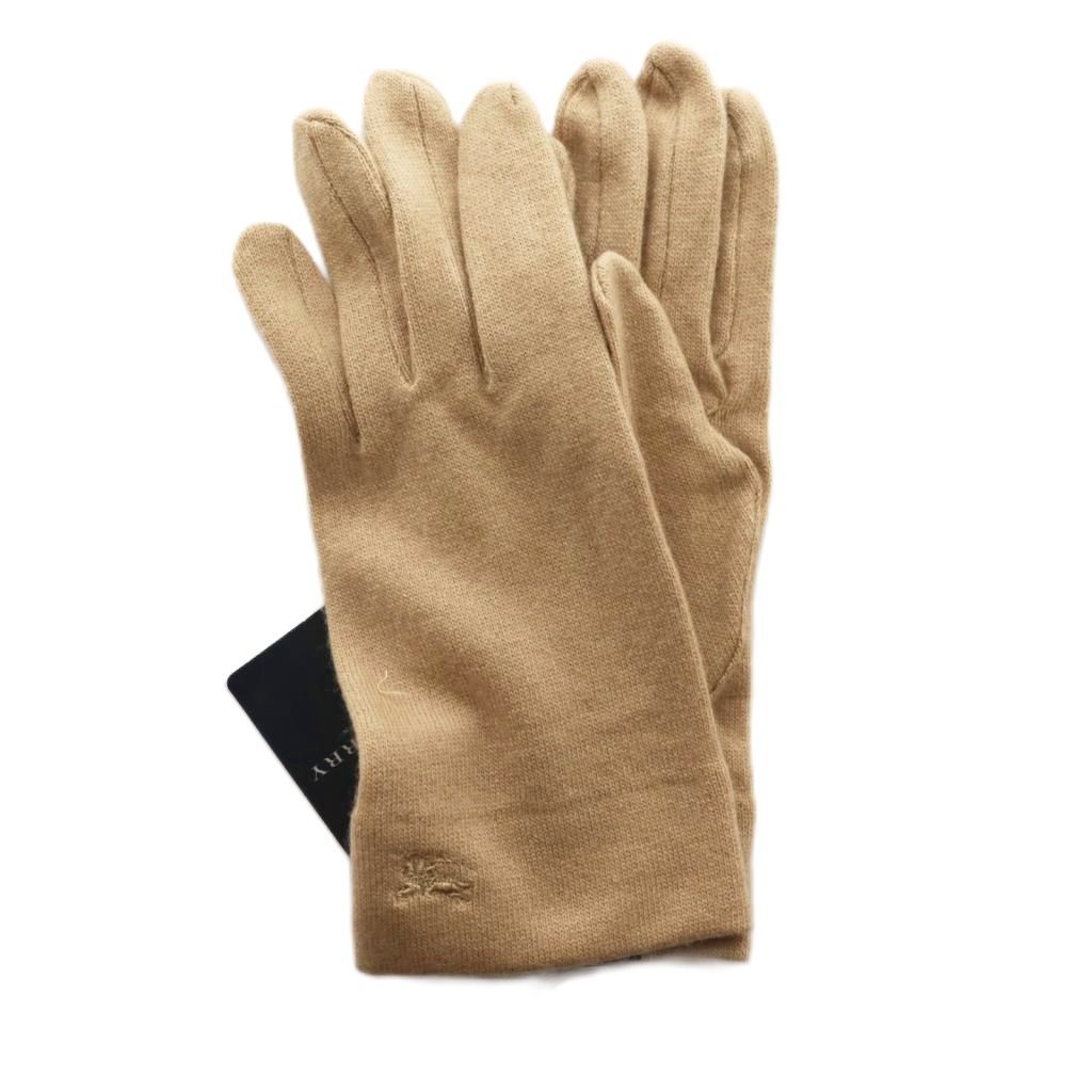 バーバリー ロンドン BURBERRY LONDON グローブ 手袋 カシミヤ ベージュ SS OS GY14