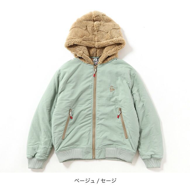 ブービーエルモフーデッドブルゾン ウィメンズ