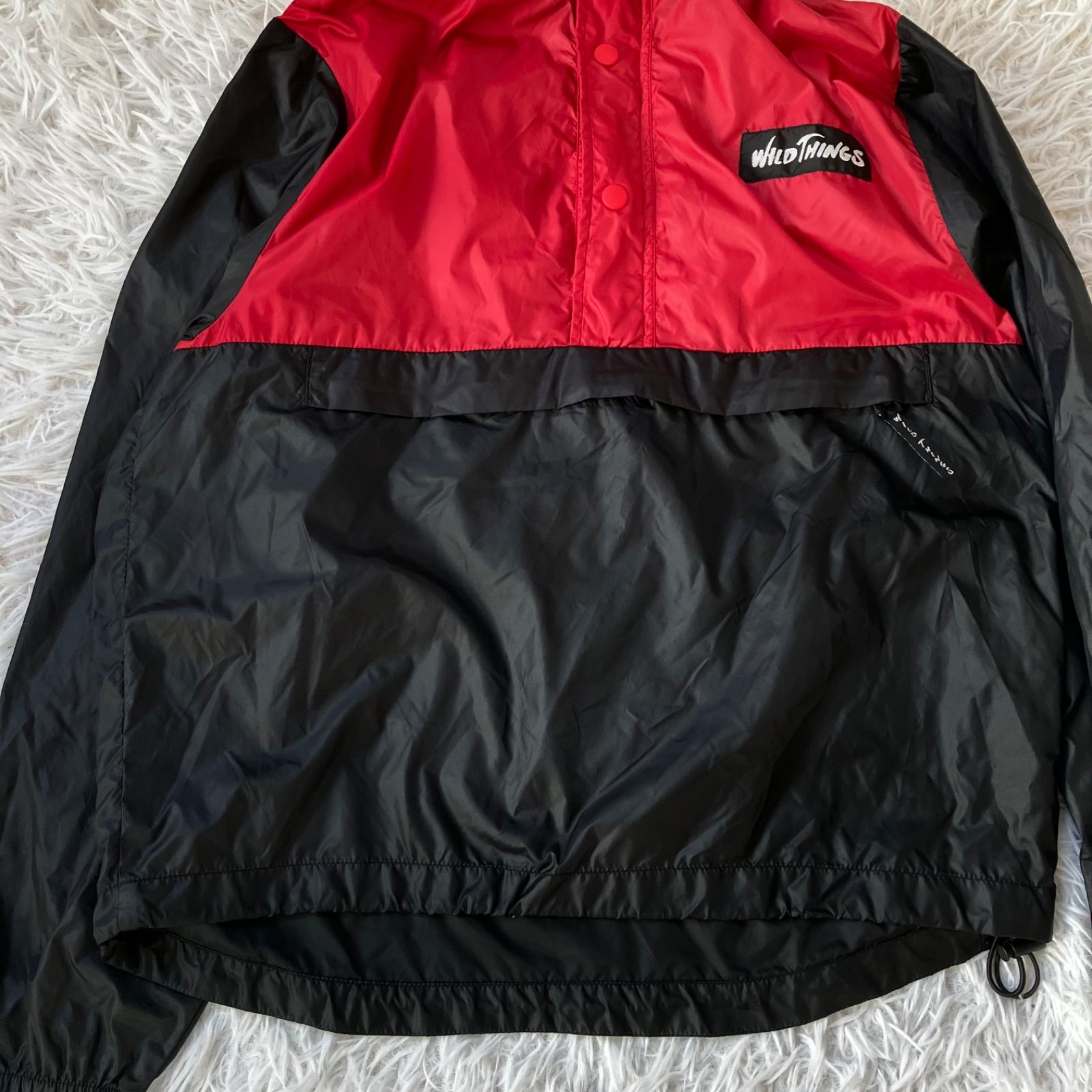 ワイルドシングス ナイロンジャケット アノラックパーカー 古着 ハーフ