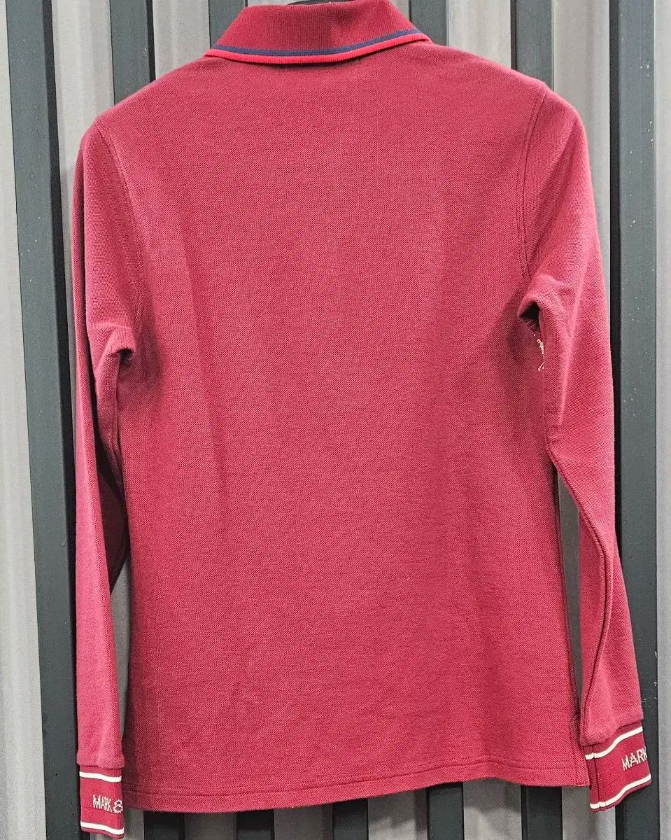 正規 MARK - LONA マークアンドロナ 長袖 Tシャツ レッド ゴルフウェア S