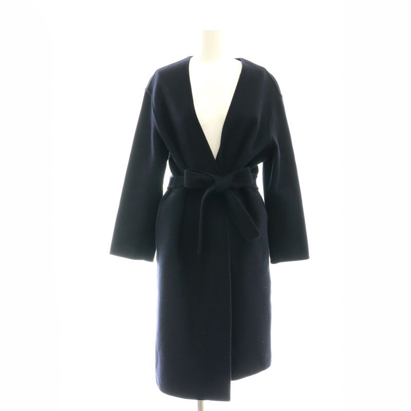 セオリー Theory Luxe New Divide Collarless Coat ノーカラーコート