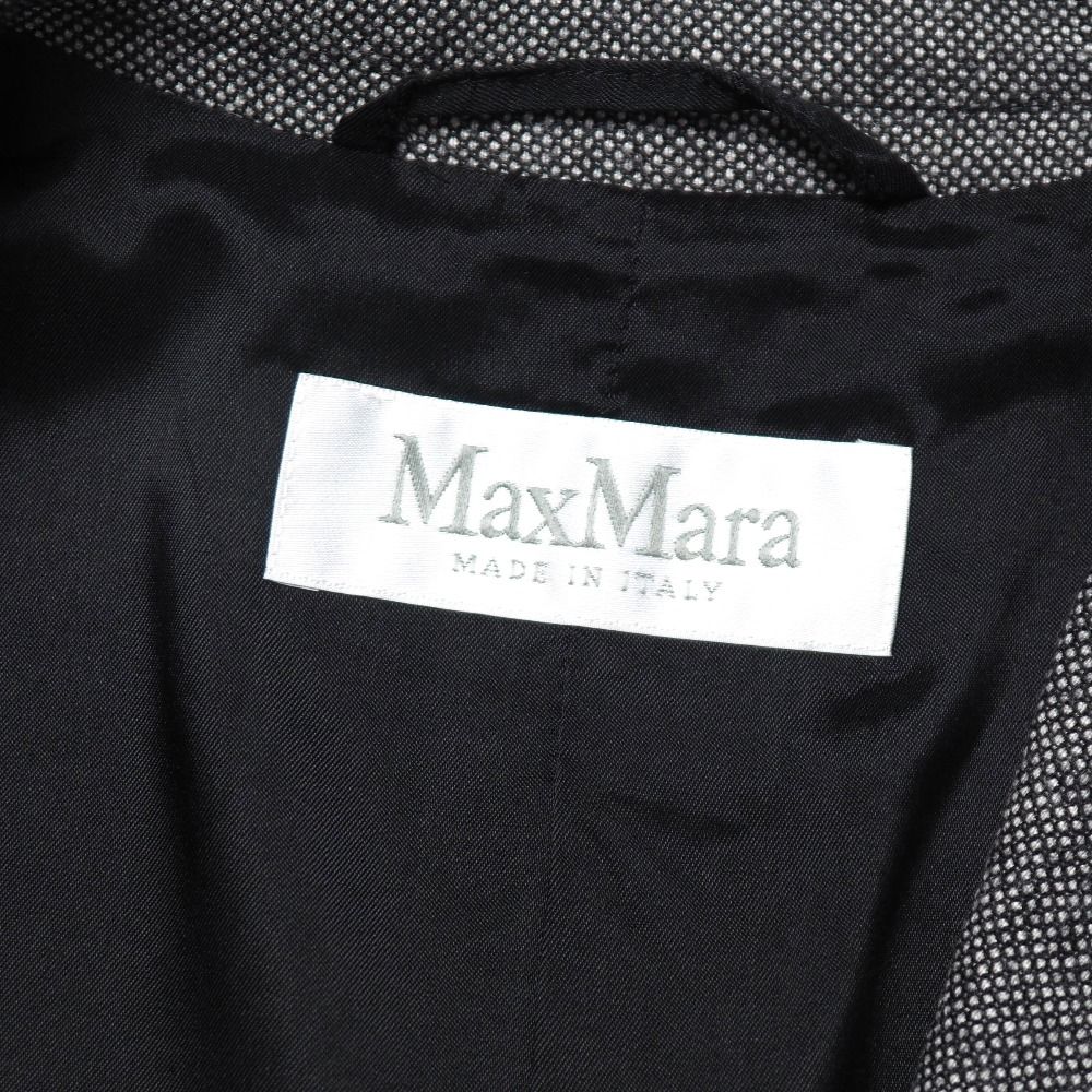 MAX MARA マックスマーラ テーラードジャケット サイズ44 白タグ シングル ブレザー イタリア製 ブランド古着 20251028 RA6440 GULLKHAN_COM