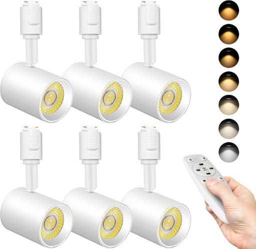 TuyuBEE 5色調節 ダクトレール スポットライト, LED一体型照明 10W(85W 