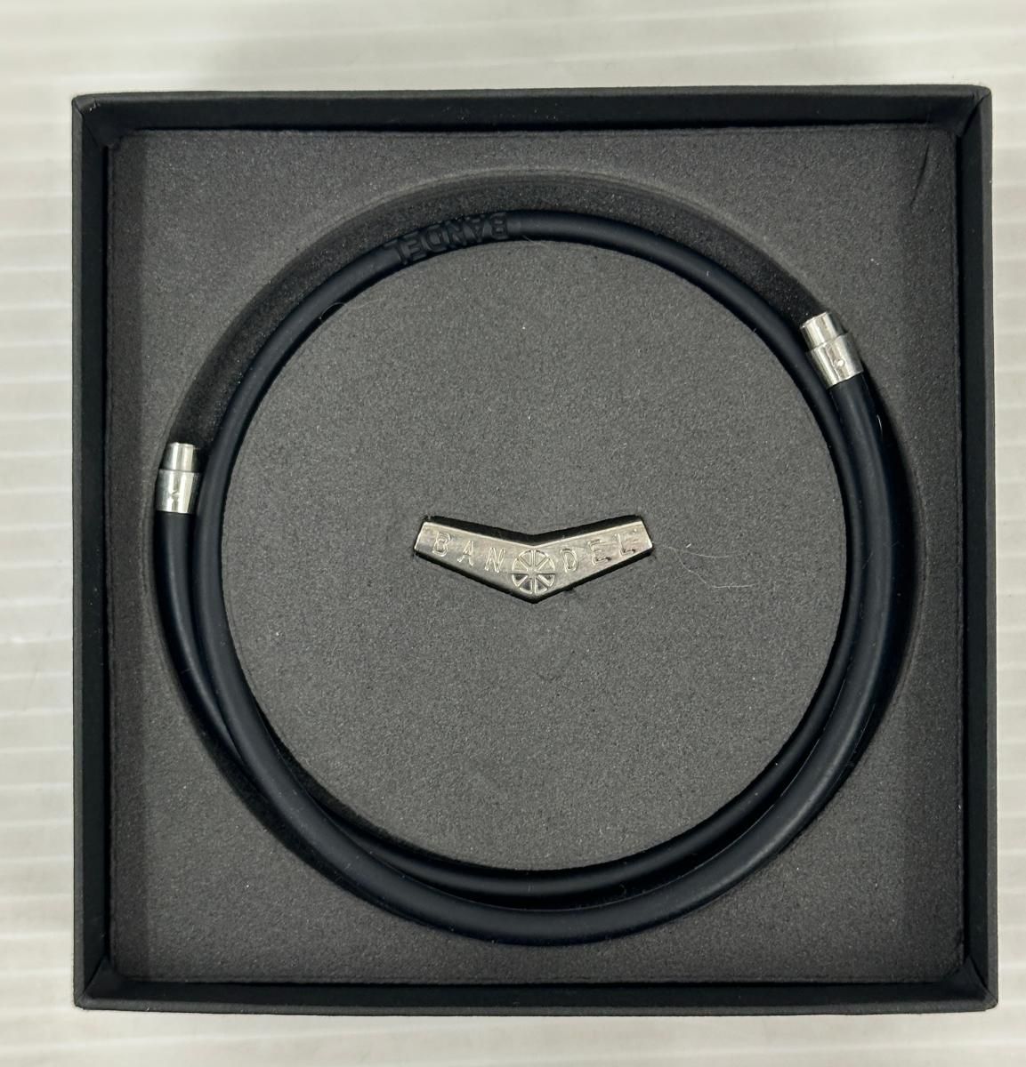 中古品】BANDEL バンデル チタンラバーネックレス 45㎝ (2510284 