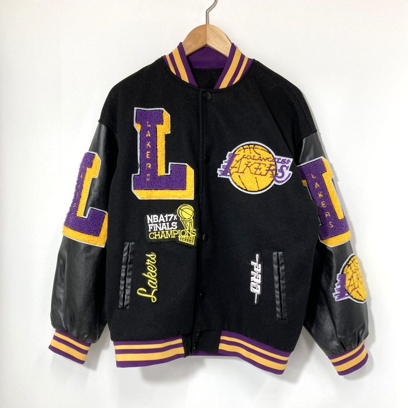 LAKERS レイカーズ スタジアムジャンパー スタジャン 高品質