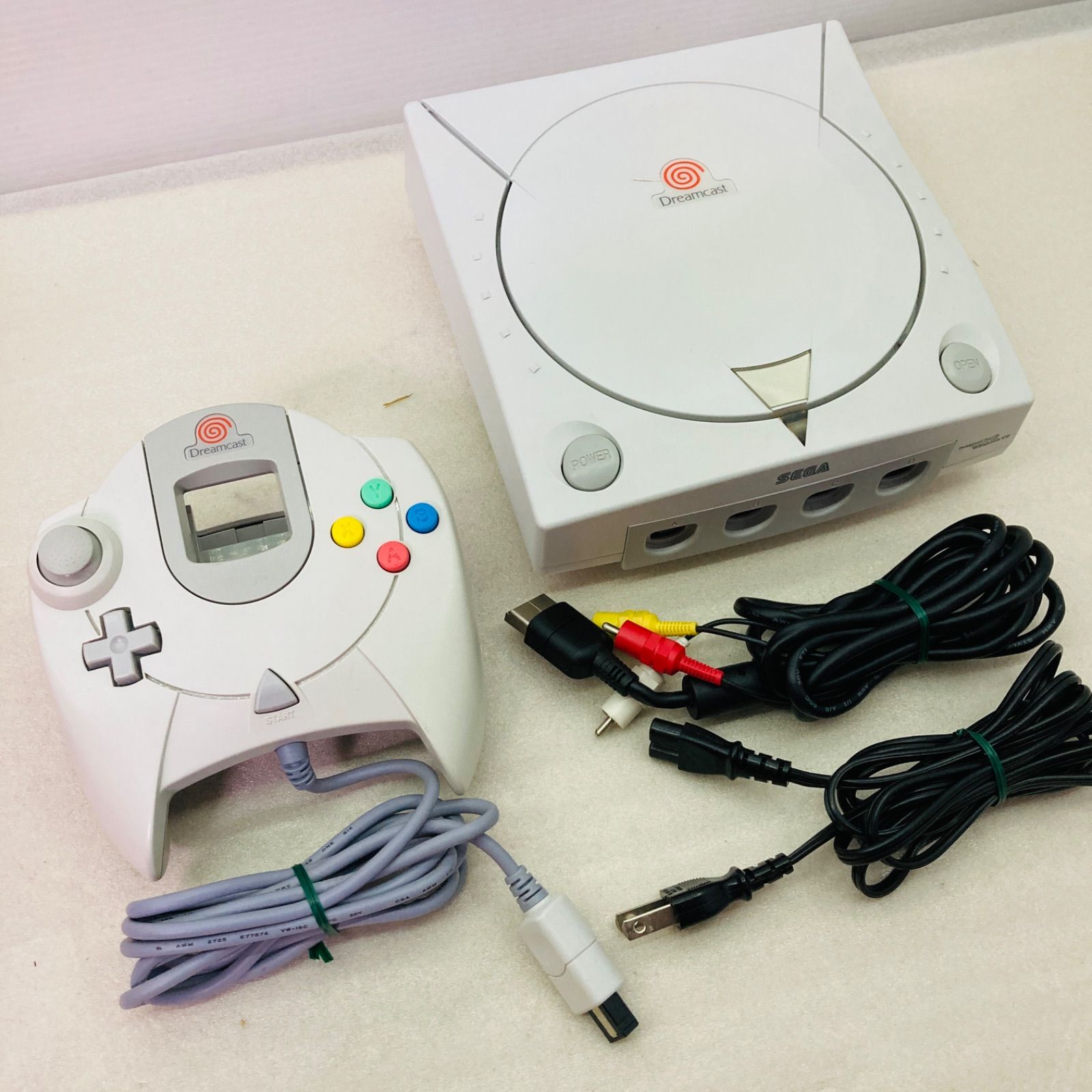 動作 済み 付属品セット SEGA ドリームキャスト 本体 HKT-3000 セガ ドリキャス AJ1