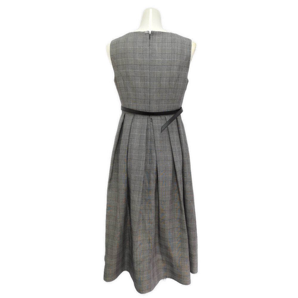 Maglie le cassetto マーリエルカセット グレンチェックワンピース 7 グレー 翌日配送可 ♀ A レディース 594808