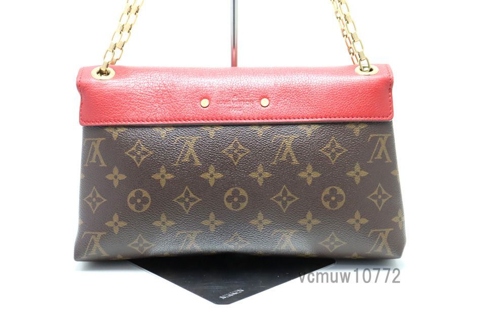 近年モデル 美 LOUIS VUITTON モノグラム パラスチェーン レザー チェーンショルダーバッグ ルイヴィトン 1016cd34253