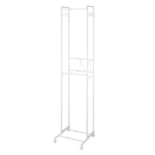 ストア Belca(ベルカ)省スペースにたっぷり収納!2段ハンガーラック