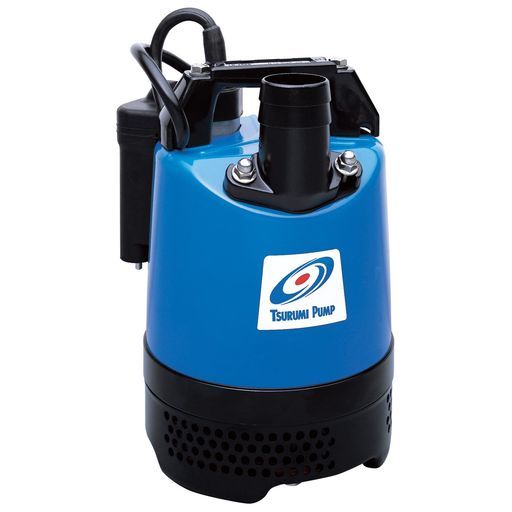 ツルミポンプ工事用水中ポンプ自動運転型50Hz吐水量0.16m3|min全揚程11mハイギャップ構造の羽根車で摩耗に強いLB-800A