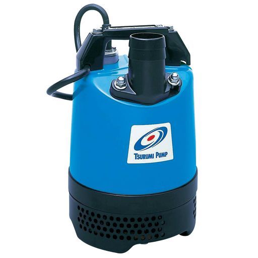 ツルミポンプ工事用水中ポンプ50Hz吐水量0.12m3|min全揚程8mハイギャップ構造の羽根車で摩耗に強いLB-480J