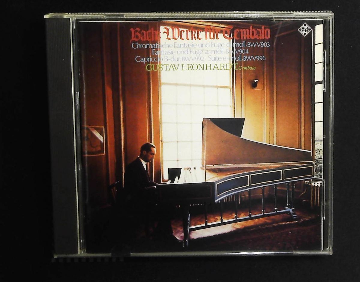 バッハ 半音階的幻想曲とフーガ CD チェンバロ作品集 レオンハルト グスタフ ワーナーミュージック ジャパン