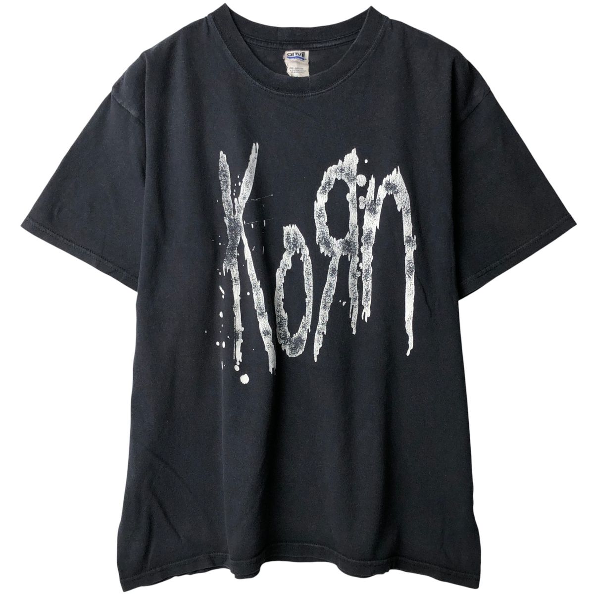 古着 00年代 アンビル Anvil KORN コーン バンドTシャツ バンT メンズL相当|eaa591568
