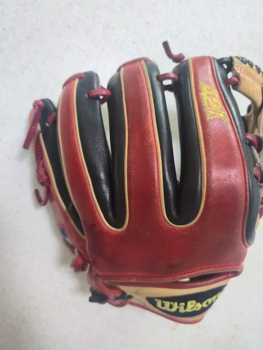 ウィルソン A2K 野球 グローブ レッド ブラック