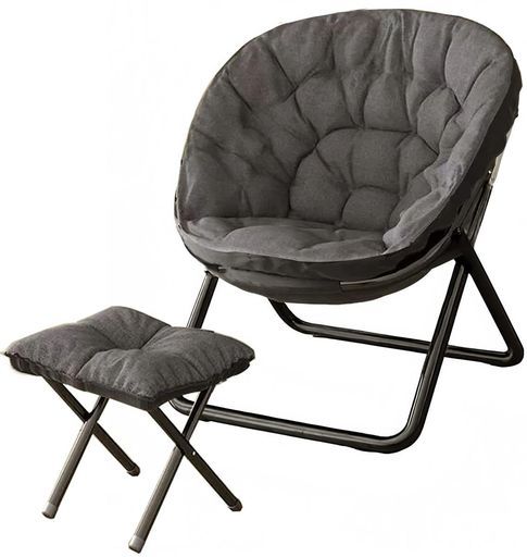 TUIYIDUOリクライニングチェアリラックスチェア耐荷重300KG幅75x奥行45x高82cm折りたたみ式足置き台付きガーデンチェア一人掛け座椅子通気性柔らかく座り心地良い持ち運び簡単屋内屋外兼用 …