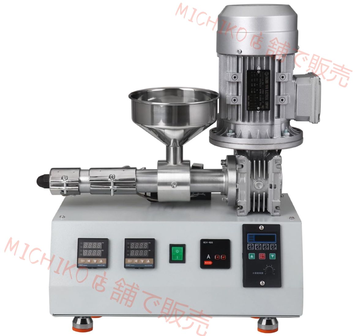 小型単軸押出機 単軸スクリュー押出機 フィラメント 押出機 0～350℃の温度範囲 1000W 110V