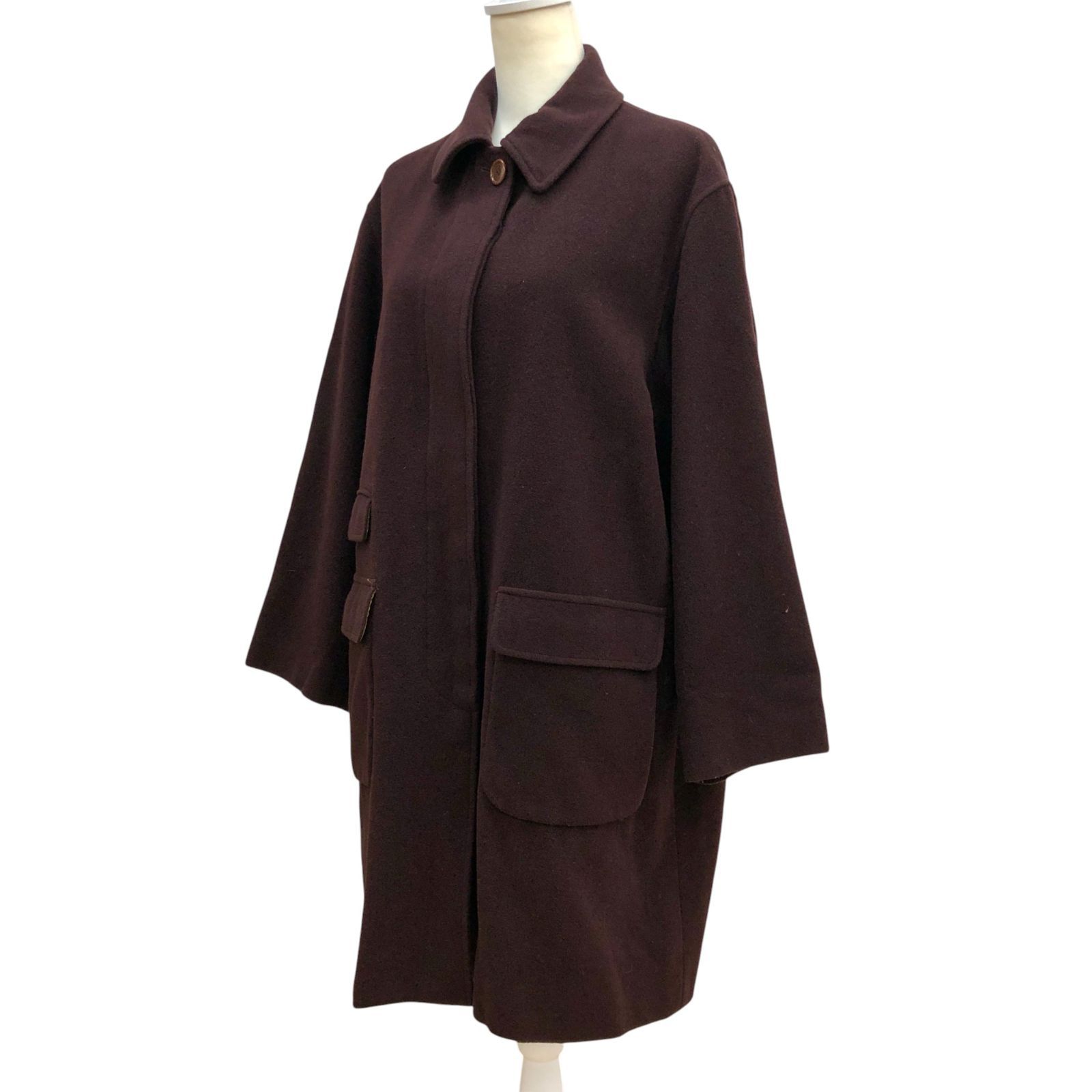 Z1556 ポールスミスウィメンズ Paul Smith ロングコート ひざ丈 ステン