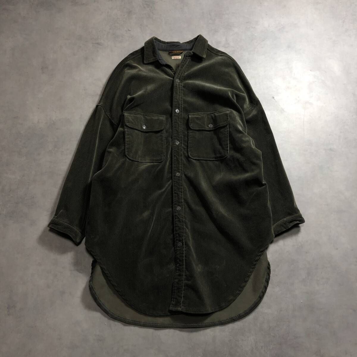 KAPITAL コーデュロイ スラッピーシャツ 黒 【公式通販】