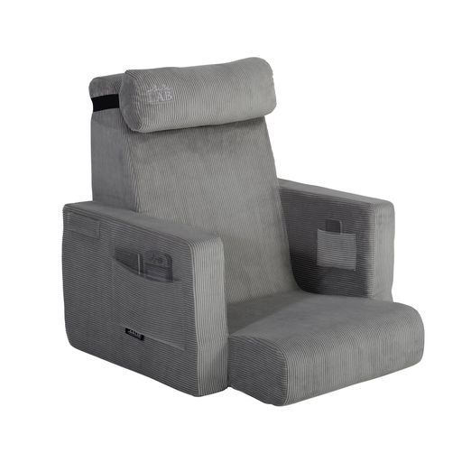 BIBILAB ビビラボ 運べるスマホソファー大きな肘掛けで快適にスマホ操作カバーは丸洗い可軽量ウレタンで楽らく移動できる新感覚ゲーミング座椅子大型ひじ掛け付き一人用ソファ一人掛け…