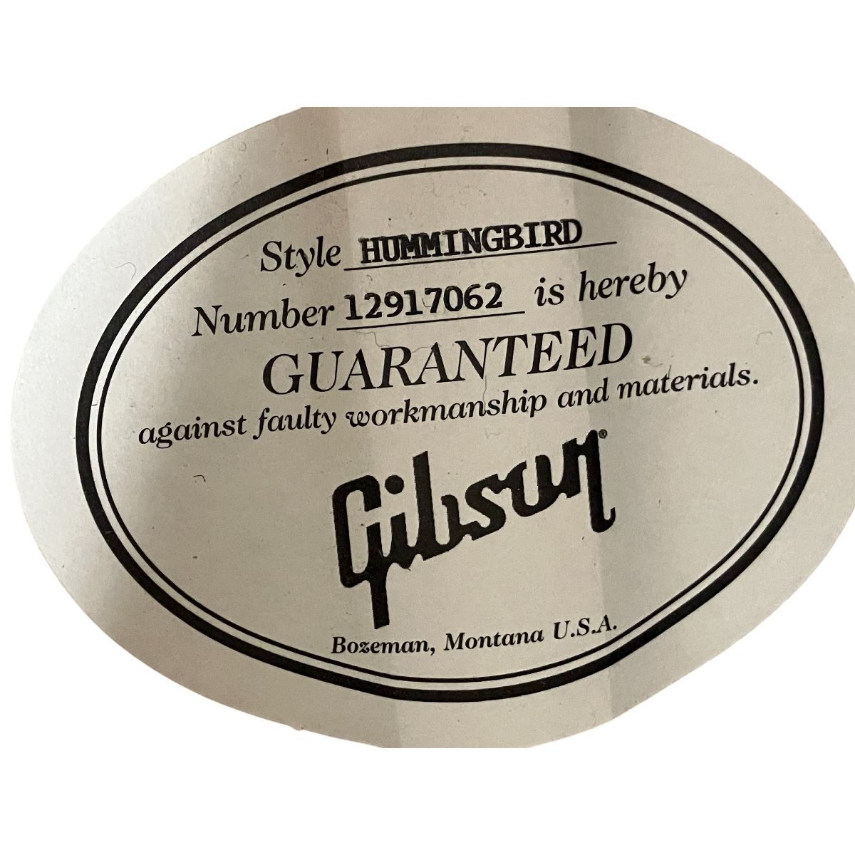 ハードケース付き ギブソン